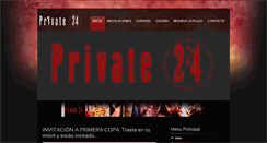 Desktop Screenshot of private24.es