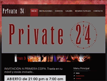 Tablet Screenshot of private24.es